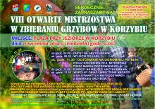 VIII Mistzrostwa w Zbieraniu Grzybów -Korzybie 2014